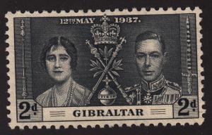 Gibraltar 105 Coronation Issue 1937