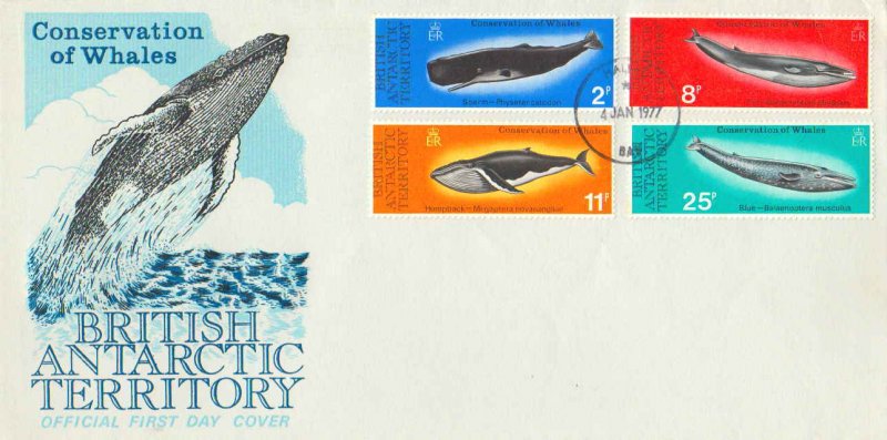 British Antarctic Territory Scott 64-67 Unaddressed.