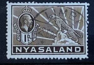 NYASALAND 1934 PENNY SG115 USED