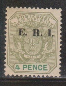 TRANSVAAL Scott # 250 MH - With E.R.I. Overprint