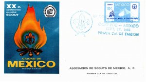 Mexico 1965 Sc C305 FDC-3