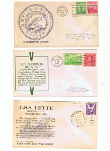 LOT #2    25 WWII Patriotics  mostly ship and submarine covers