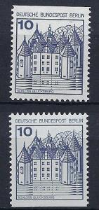 Germany Berlin Scott # 9N391 (2), mint nh, variation from booklet