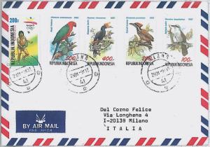 29220 - INDONESIA - POSTAL HISTORY - Airmail COVER 1994 BIRDS \ OLYMPIC GAMES