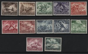 GERMANY B218-B229  MINT HINGED REMNANTS SET