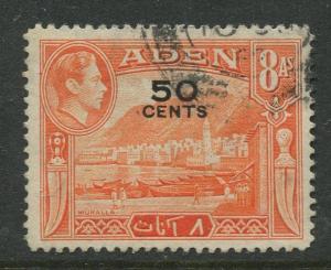 STAMP STATION PERTH Aden #41 - KGVI Definitive Overprint 1951 Used CV$0.50.