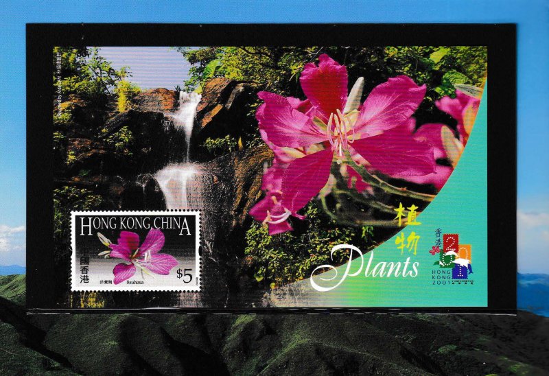 Hong Kong 2001 Nature Presentation Pack of Prestige Stamp Booklet.  Pristine