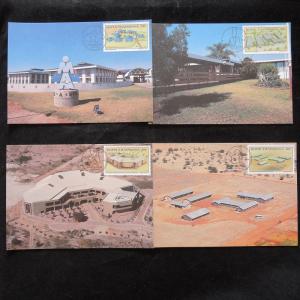 PG-A710 BOPHUTHATSWANA - Postcards, 1987, Places Of Tertiary Education Covers