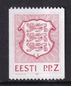 Estonia  #228  MNH  1992  National Arms  ''Z''  red