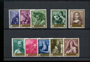 SPAIN #1159 -1168 MNH ** Cat $25 mint stamps