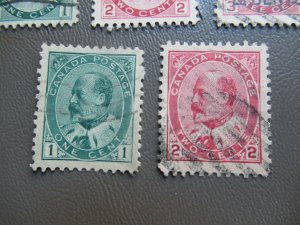 Early Canadian Misc. Stamps used 