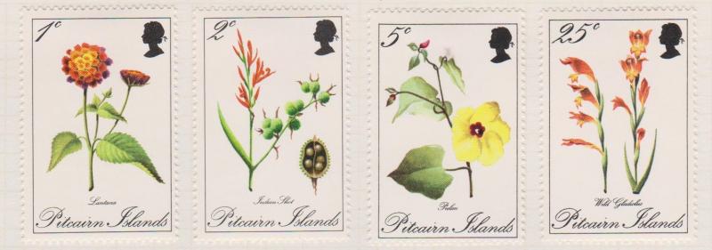 Pitcairn Islands Sc#110-113 MH