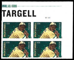 PCBstamps  US #4696 PB $1.80(4x{45c})Willie Stargell, All Star, MNH, (PB-2b)