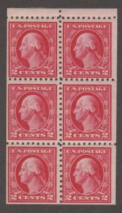 U.S. Scott Scott #425e Washington Stamp - Mint NH Booklet Pane