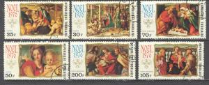 TOGO Sc# 943 - 945 + C295 - C297 USED FVF Set6 Christmas '76