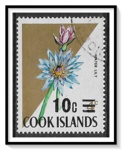 Cook Islands #306 Flowers Surcharged CTO NH