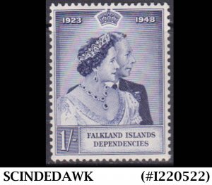 FALKLAND ISLANDS DEPENDENCIES - 1948  ROYAL SILVER WEDDING 1V - MNH