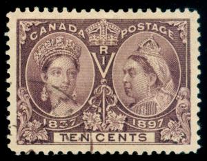 MOMEN: CANADA STAMPS #57 USED JUBILEE SUPERB GEM