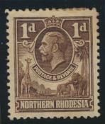 Northern Rhodesia  SG 2 SC# 2 Mint  hinged - see details