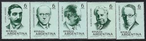 Argentina 908-12 MOG  ONE STAMP THIN N718