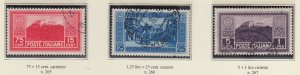 Italy Regno - Sassone n.262-268 cv 1140$ used