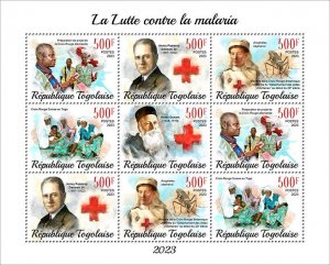 TOGO - 2023 - Fight Against Malaria - Perf 9v Sheet - Mint Never Hinged