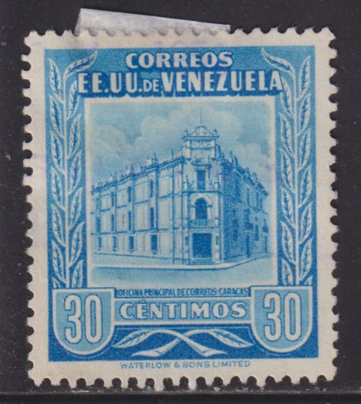 Venezuela 656 Caracas General Post Office 1953