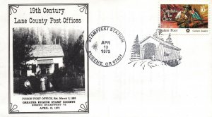 CACHET EVENT COVER COMMEMORATING THE IVISON POST OFFICE LANE COUNTY STAMPFEST 78