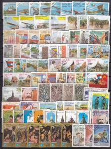 Laos -  130++  stamp Lot - (2987)