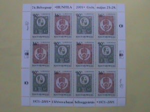 SOMALIA STAMP :2001 SC#3963a   130TH ANNIVERSARY OF HUNGARY STAMP  -MNH  S/S
