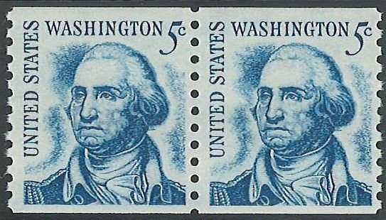 Scott: 1304 United States - Prominent Americans Series - Coil Pair - MNH