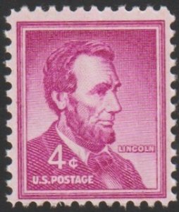 SC# 1036a - (4c) - Lincoln, MNH single