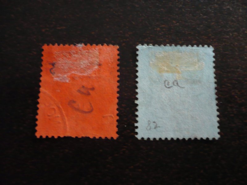 Stamps - British Honduras - Scott# 63-64 - Used Part Set of 2 Stamps