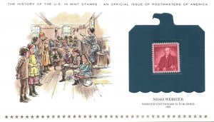THE HISTORY OF THE U.S. IN MINT STAMPS NOAH WEBSTER