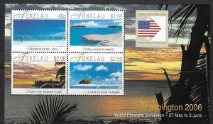 TOKELAU ISLANDS SGMS379 2006 WASHINGTON 06 MNH