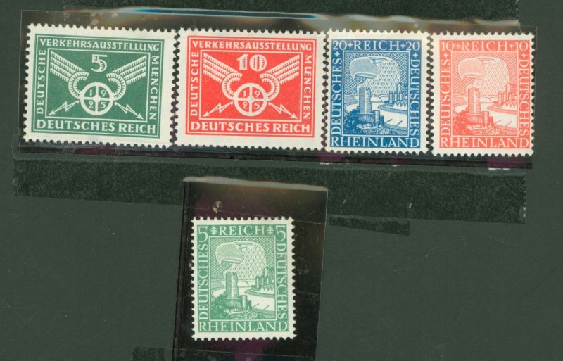 Germany #345-349  Single (Complete Set)