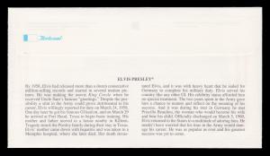 UNITED STATES. ELVIS PRESLEY FDC SCOTT # 2721. YEAR 1993. ITEM: 5
