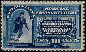 E1 Mint,OG,H... SCV $575.00... Nice stamp!