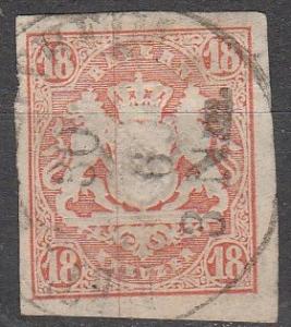 Bavaria #22 F-VF Used CV $175.00  (A13051)