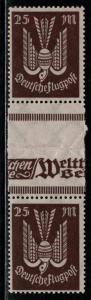 Germany Scott # C17, gutter pair, mint nh, se-tenant, Mi# 265ZS