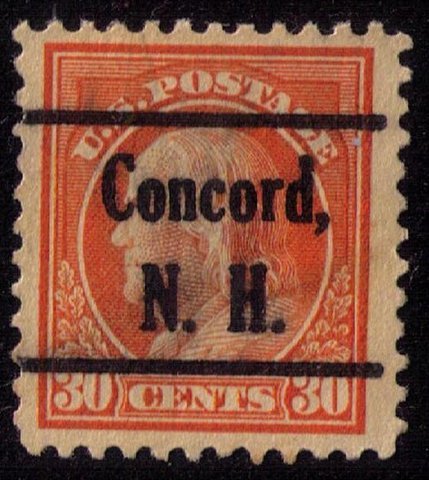 US Sc 439 USED Precancel Concord N.H. VF