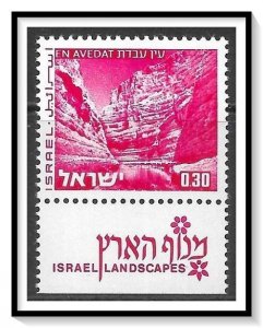 Israel #466 (v) Landscapes Tab MNH