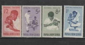 PAPUA NEW GUINEA #184-187 1964 TERRITOIAL HEALTH SERVICE MINT VF NH O.G aa