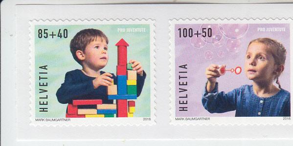 2018 Switzerland Happy Childhood SA Pro Juventute (2) (Scott B797-98) MNH