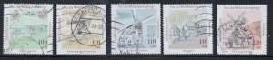 Germany Sc B820-24 1997 Mills stamp set used