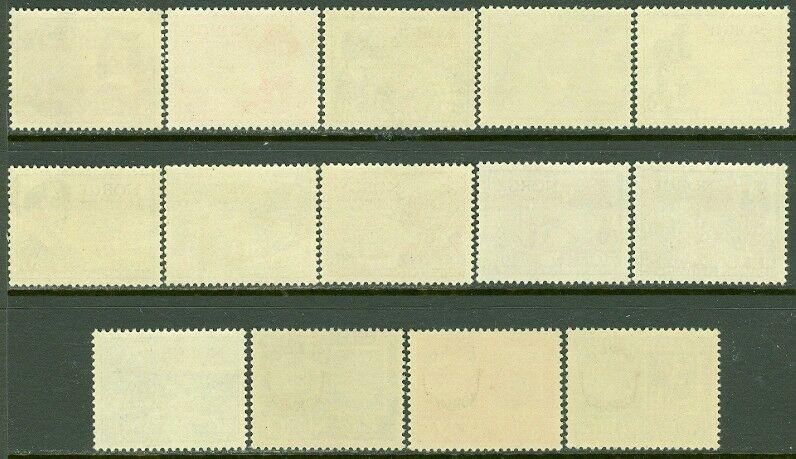 EDW1949SELL : NORWAY 1947-55 Scott #279-89, 340-42 Both Cplt sets VFMNH Cat $107