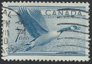 Canada #320 7c Bird - Canadian Goose