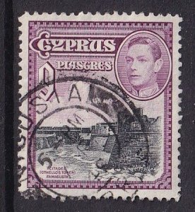 Cyprus  #151  used  1938  George VI 9pi