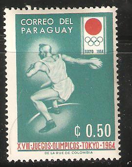 Paraguay MNH 1964 Olympics in Tokyo