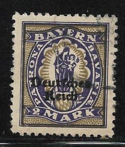 Bavaria - Scott #269 2M Violet & olive bister F VF Used